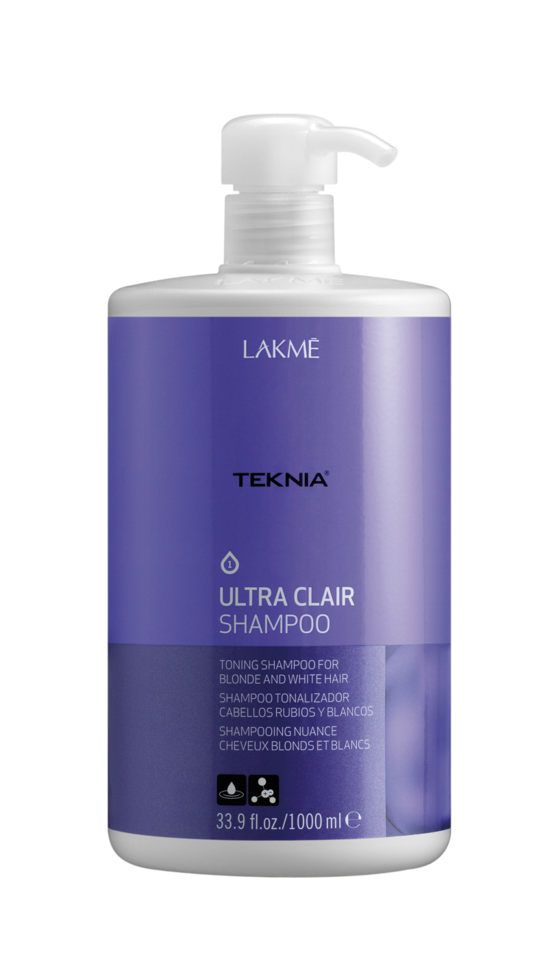 ULTRA CLAIR SHAMPOO Шампунь тонирующий для светлых оттенков волос (1000 мл)