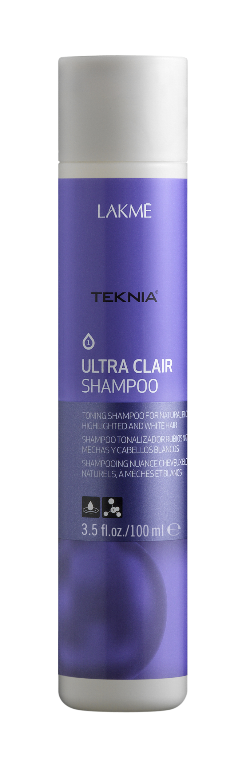ULTRA CLAIR SHAMPOO Шампунь тонирующий для светлых оттенков волос (100 мл)