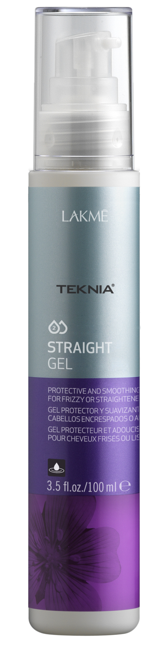 STRAIGHT GEL Гель для придания гладкости непослушным или химически выпрямленным волосам (100 мл)