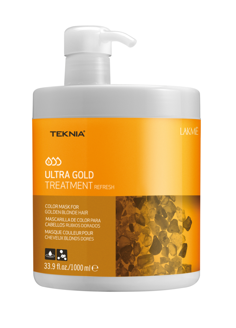 ULTRA GOLD TREATMENT Средство для поддержания оттенка окрашенных волос "Золотистый" (1000 мл)