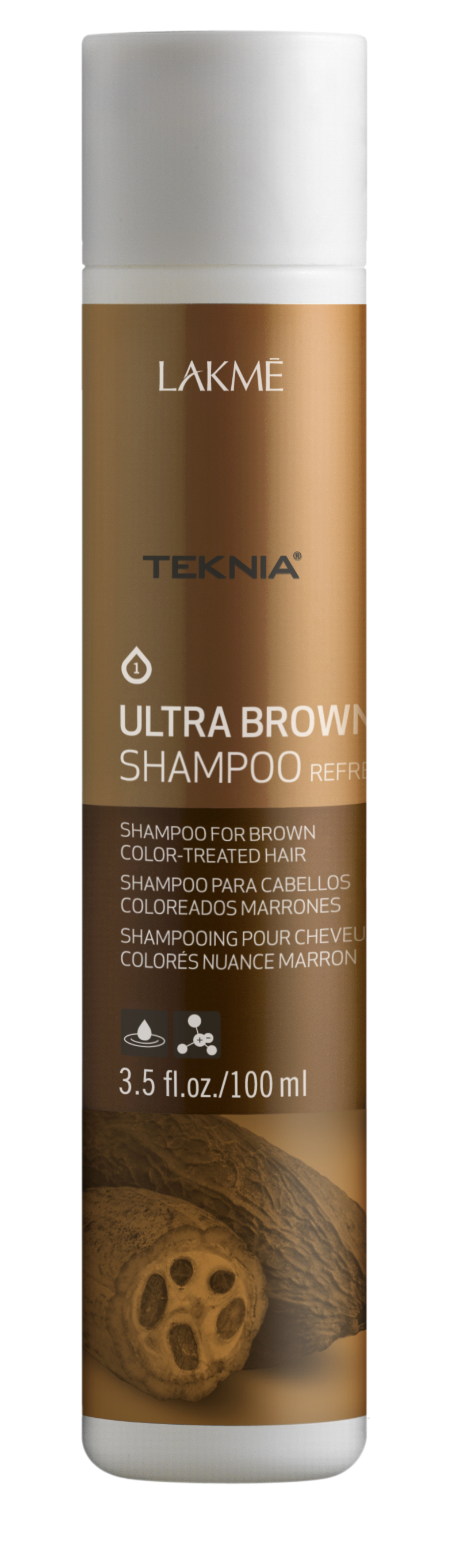 ULTRA BROWN SHAMPOO Шампунь для поддержания оттенка окрашенных волос "Коричневый" (100 мл)
