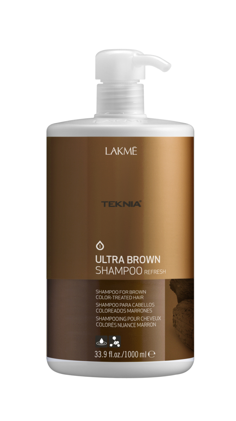 ULTRA BROWN SHAMPOO Шампунь для поддержания оттенка окрашенных волос "Коричневый" (1000 мл)