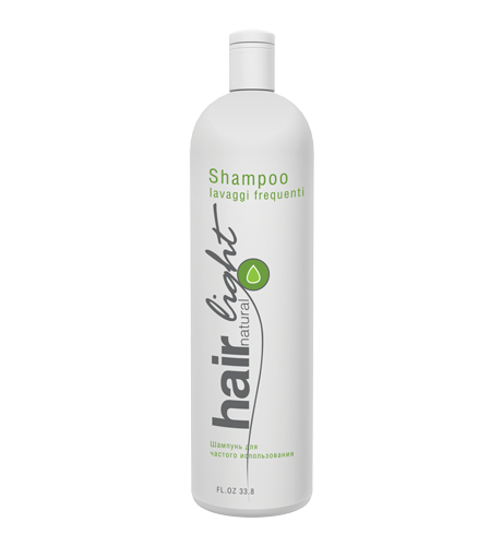 .HC HL Шампунь для частого использования 1000мл "Hair Natural Light Shampoo Lavaggi Frequenti"